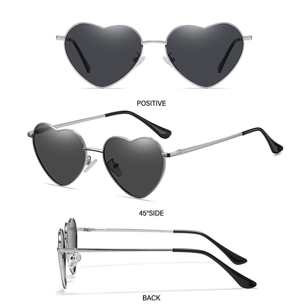 Fancy Accessories UV400 Protection Heart Sun Glasses Heart-Shaped Sunglasses Shades 90s Glasses