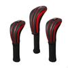 3-Pack Golf Club Head Covers for Wood with Lightweight Design and Dust Protection