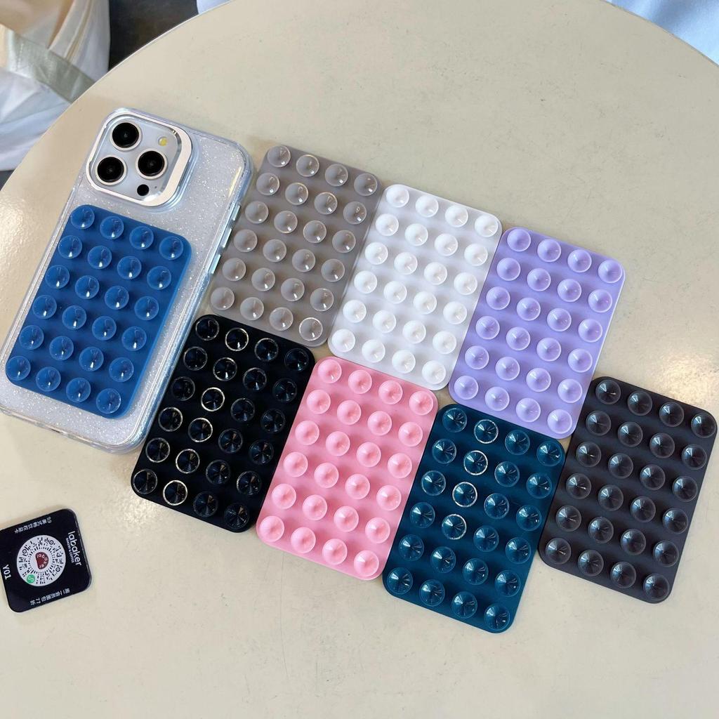 Многофункциональная силиконовая присоска - подставка для телефона и наклейка на заднюю панель