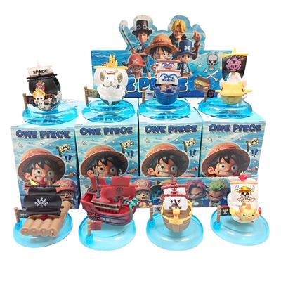 Аниме Модель One Piece 8: One Piece Корабль Санни Мери Черная Борода Автомобильное Украшение Ручной работы Слепой Ящик