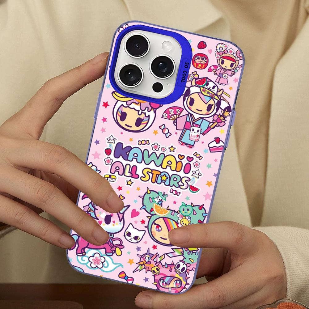 Япония Tokidokis Чехол для телефона Для IPhone 16 15 14 13 12 11 Pro Max X XR XSMAX 8 7 Plus Матовый Ударопрочный Задняя крышка