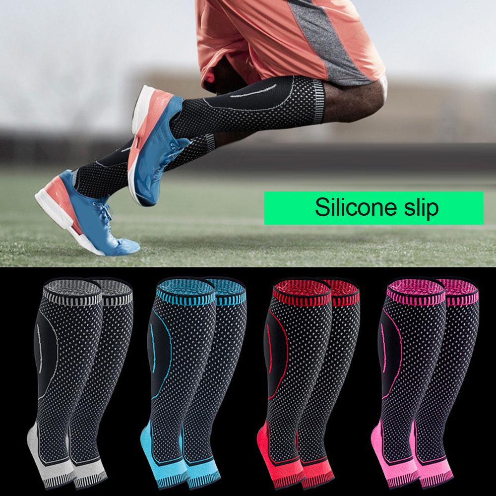 1 Pair Compression Ankle Calf Sleeves Relieve Plantar Fasciitis Improve Blood Circulation Shin Splint Recovery Aid