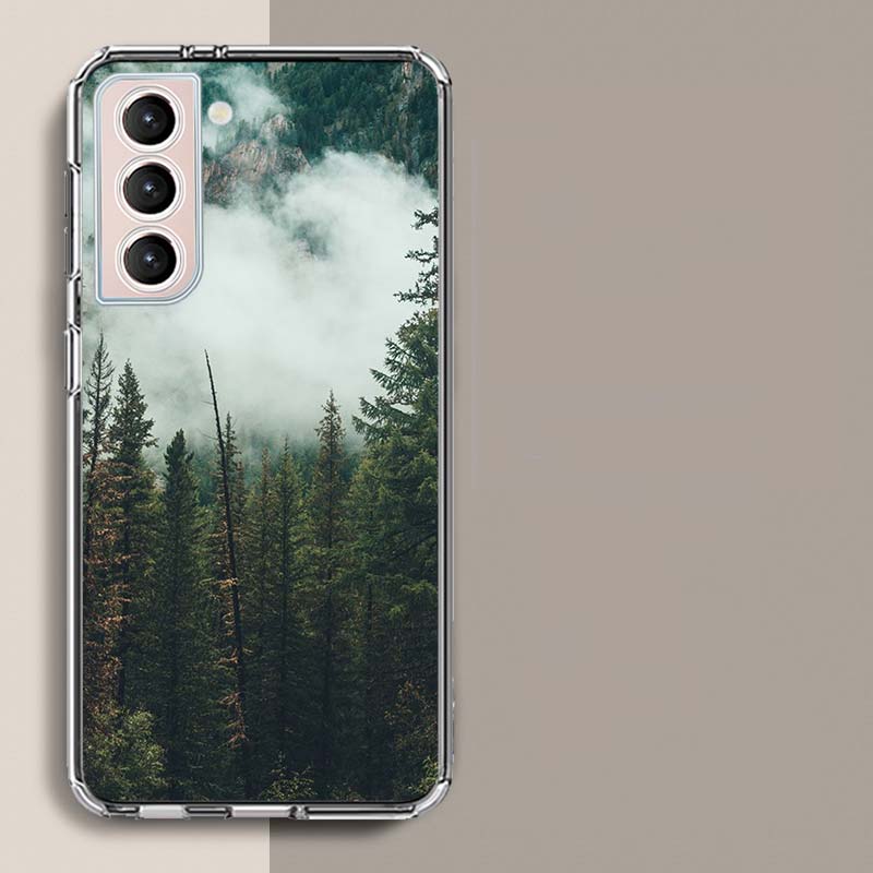Чехол для телефона Лес в горах Для Samsung A17 A56 A36 A26 A16 A55 A35 A25 A15 A05S Galaxy A71 A51 A41 A31 A21S A70 A50 A40 A30 A20S