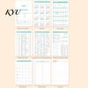 Study Planning Notepad 2027 Monthly Planner Agenda, Eye-friendly Paper And PU Leather Academic Agenda Organizer Cover, Time Management Notebook