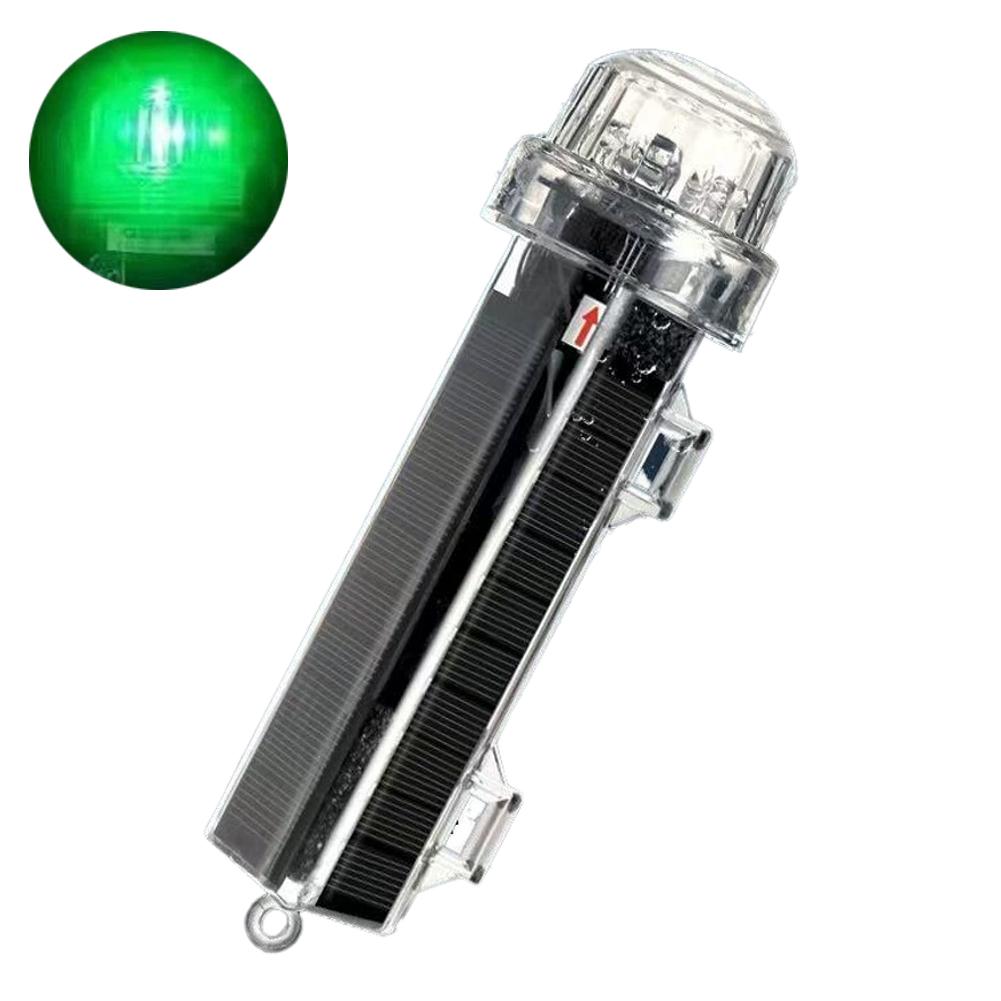 Solar Ocean Signal Light Navigation Signal Light Waterproof Flash LED Night Warning Light Yacht And Fishing Boat Accessories