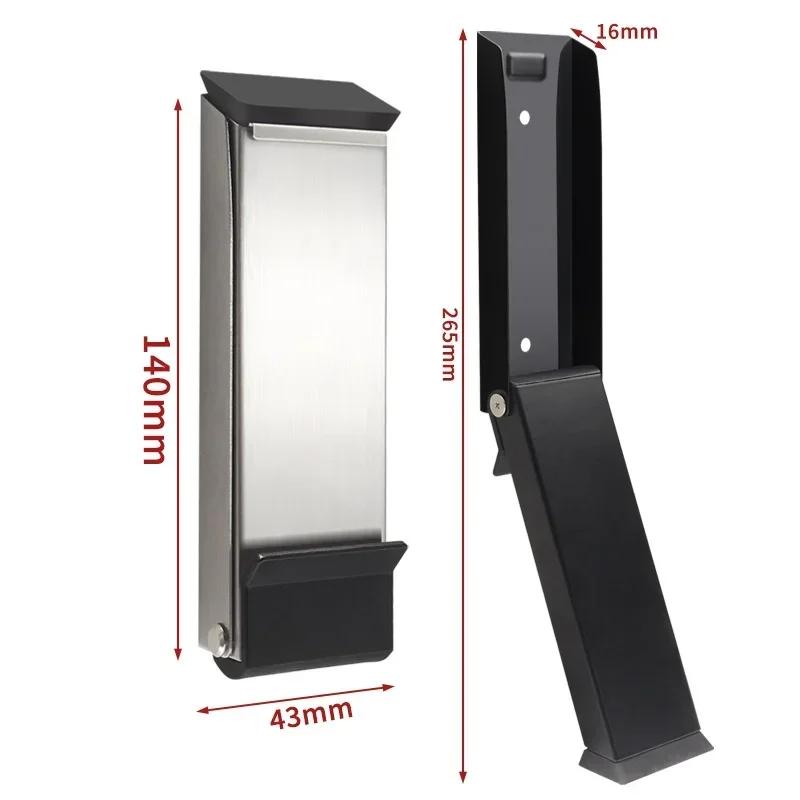 1 шт. защитный дверной стопор из нержавеющей стали с сильным присоской, защитные настенные устройства, скрытый бесшумный напольный держатель против столкновений для дома и отеля