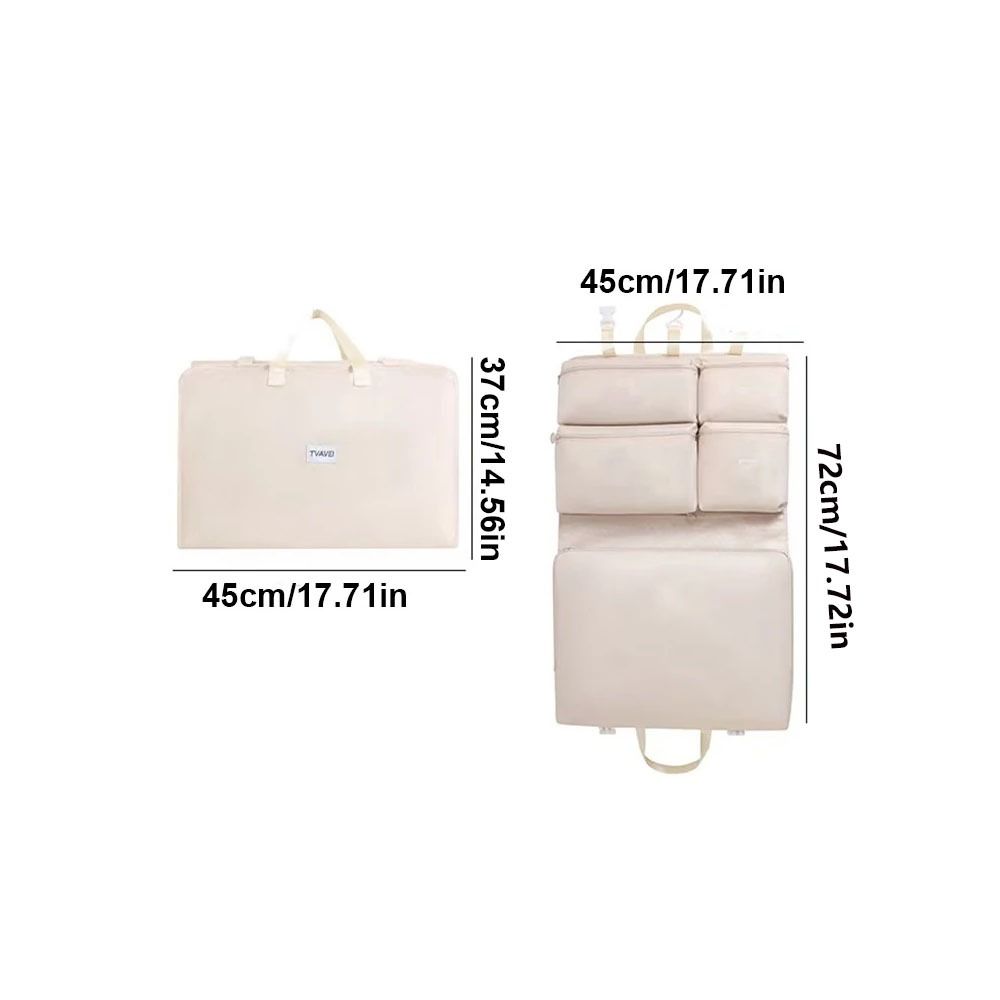 Large Capacity 7 In 1 Travel Storage Bag Foldable Washable Luggage Organizing Bag with Handle Moisture-proof