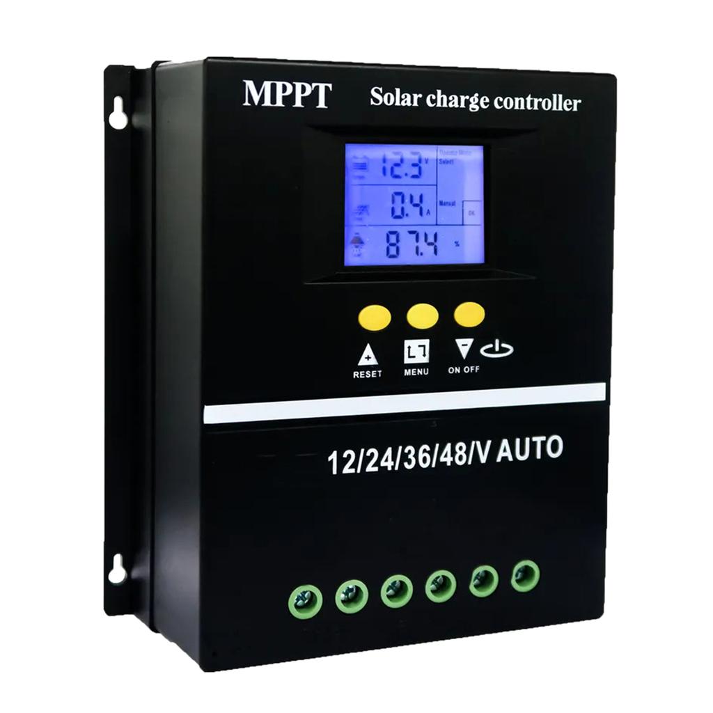 Practical Advanced MPPT Solars Charging Controllers 150A Capacity Auto Voltages Regulation Accessory With Batteries