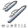 Splitter Type-C HUB High Speed Docking Station Hard Drive 2-in-1 USB 3.0 Expander  Laptop PC
