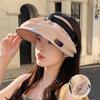 Sun Hat With Large Brim For Summer Uv Protection Breathable Polyester For Women And Girls