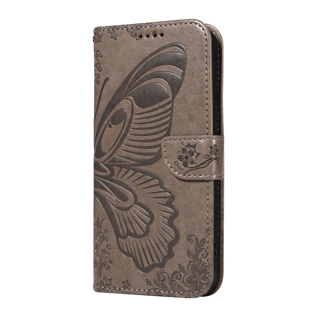 For OnePlus Nord CE4 Lite 5G/Oppo K12x 5G (China) Case Butterfly Pattern Leather Wallet Phone Cover