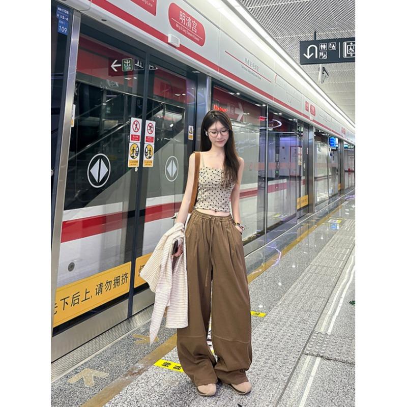 Хай-стрит красотка брюки Харлан женские красные ленивый ветер джазовые слаксы спортивные свободные широкие штаны кэжуал