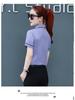 Women's Slim Fit Korean Style Short Sleeve White Shirt for Professional Summer Wear