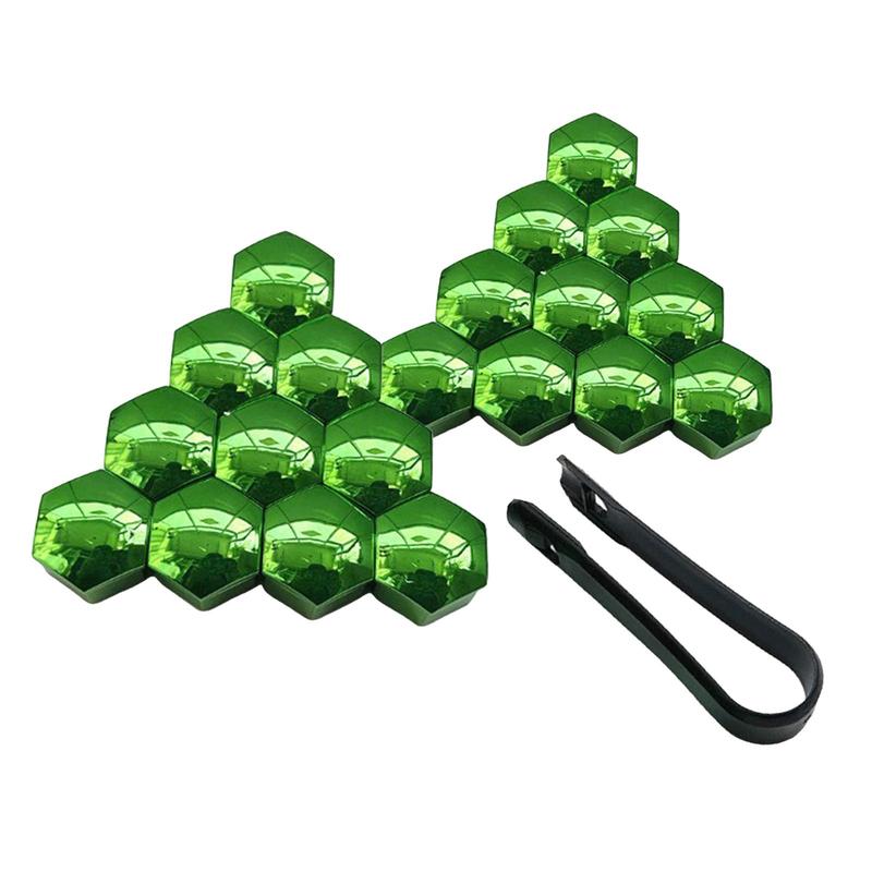20x Car Wheel Nut Caps Covers Wheel Rim Cover Clip Removal Tool Decorative Bolt