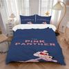 3Pcs Pink Panther Adventure Bedding Sets For All Sizes New 3D Printed Bed Cover Comforter Duvet Cover Pillowcase Bedroom Decoration