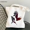 Сумка для покупок Haikyuu, эко-тоут, сумка из хлопковой парусины, сумка bolso, сумка для покупок, кабины для покупок