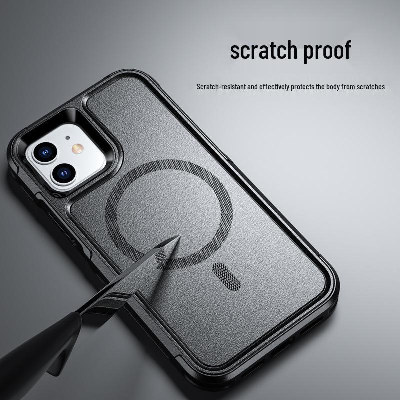 Кейс BOX Two-Defense MagSafe Магнитный для iPhone 12-17: Защита от падений и пыли