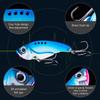 Metal Vib Blade Lure Fishing Vibration3D Hardbait Treble Hook Tackle Pesca Bait