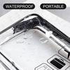 Two Clear Vinyl Large Capacity Waterproof Transparent Bath Portable Transparent Pouches for Business and Everyday Makeup Storage Pouches, Pouches,