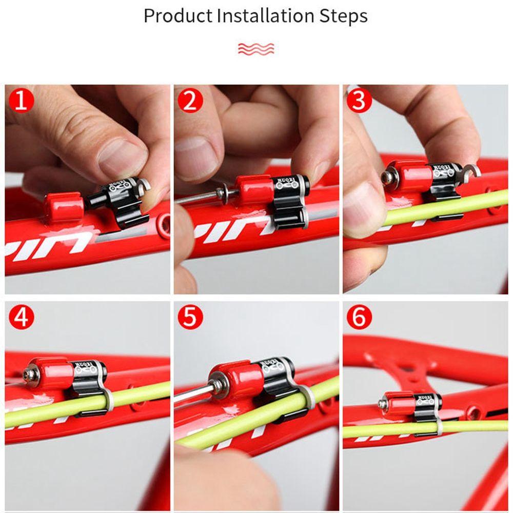 Wire Trap Conversion Seat Adapter Guide Bike Cable Grip Oil Tube Fixed Tubing Alignment Organizer