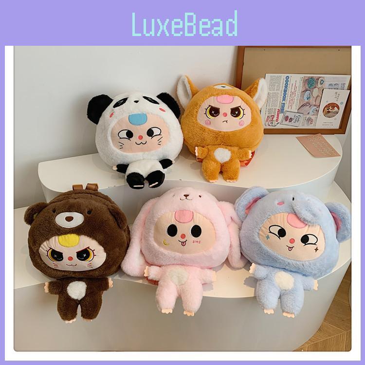 Babythree Cute Elephant Fox Panda Rabbit  Animal Costume Cartoon Plush Backpack
