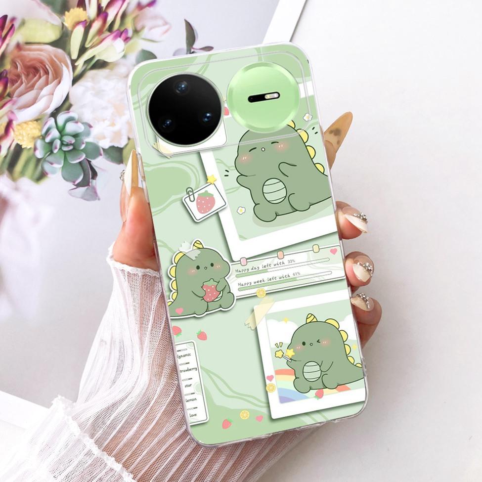 Clear For Huawei Nova 15 Pro Case KLE-AL00U Luxury Cute Cat Fashion Butterfly Cool Painted Casing For Huawei Nova15 Pro Cover