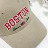 Women's and Men's Daily Oversized Boston Ball Cap Baseball Hat