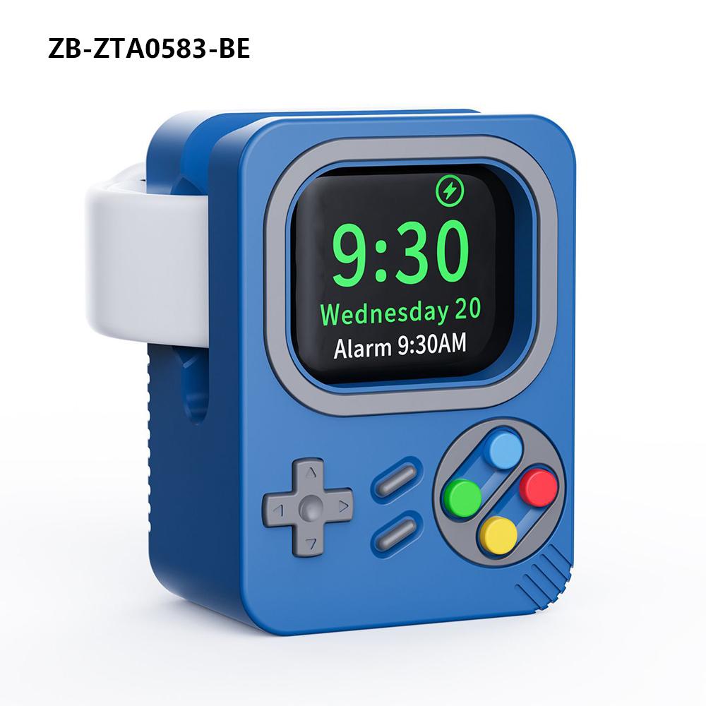 White Charging Stand Compatible With Apple Watch Silicone Charging Holder Dock