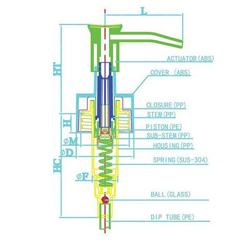 Дозатор жидкого мыла с насосом для мыла Головка дозатора жидкого мыла для ванной комнаты Ручной дозатор жидкого мыла