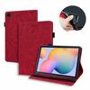 Подходит для планшета Samsung Tab S6 Lite, кожаный чехол, ретро-матовый узор, держатель для карт, противоударный защитный чехол