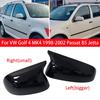 Для VW Golf 4 MK4 1998-2002 Passat B5 Jetta LHD Автомобиль Зеркало заднего вида Боковое зеркало Накладка Колпачок крыла Внешняя Дверь Корпус Отделка Углерод