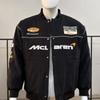 F1 Embroidered Racing Jacket Casual Biker Flight Coat Unisex Warm Sports Outerwear