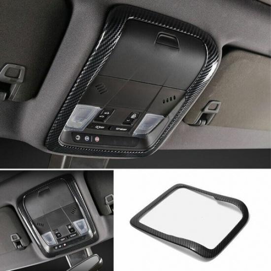 ABS Carbon Fiber Front Reading Light Cover Trim Fit For Cadillac XT5 2016-