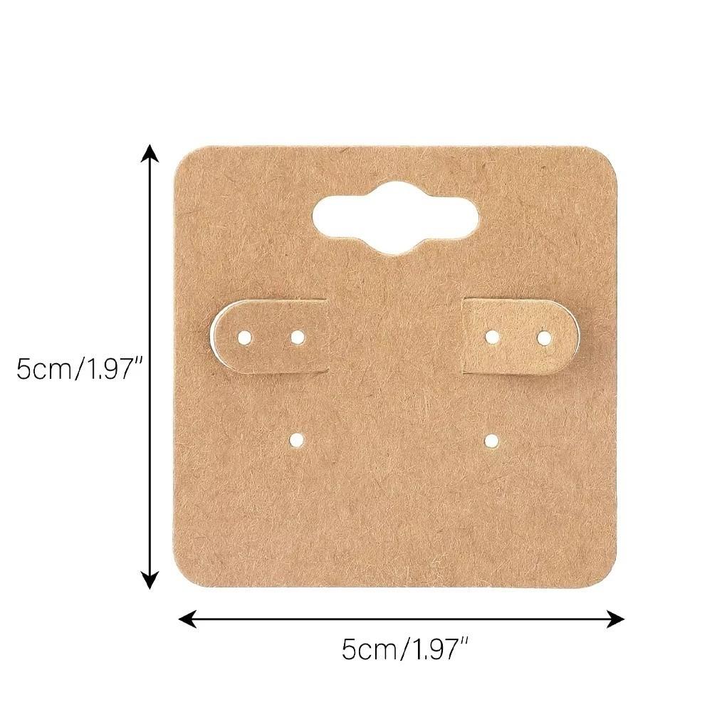 100 шт. Бирка для украшений Карточка для демонстрации сережек Продажа украшений с отверстиями для держателя Карточки для упаковки сережек Поделки своими руками