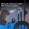 Replacement Audio Cable Cord Volume Control for Astro A10 A30 A40 Gaming Headset 2M