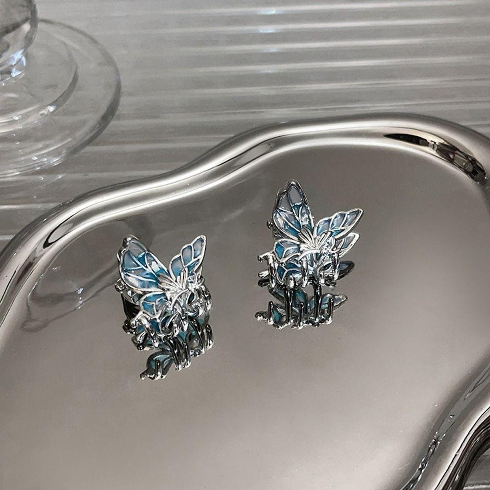 Hollow Animal Hair Clip Y2k Butterfly Hairpin Cute Mini Butterfly Hair Claw Daily