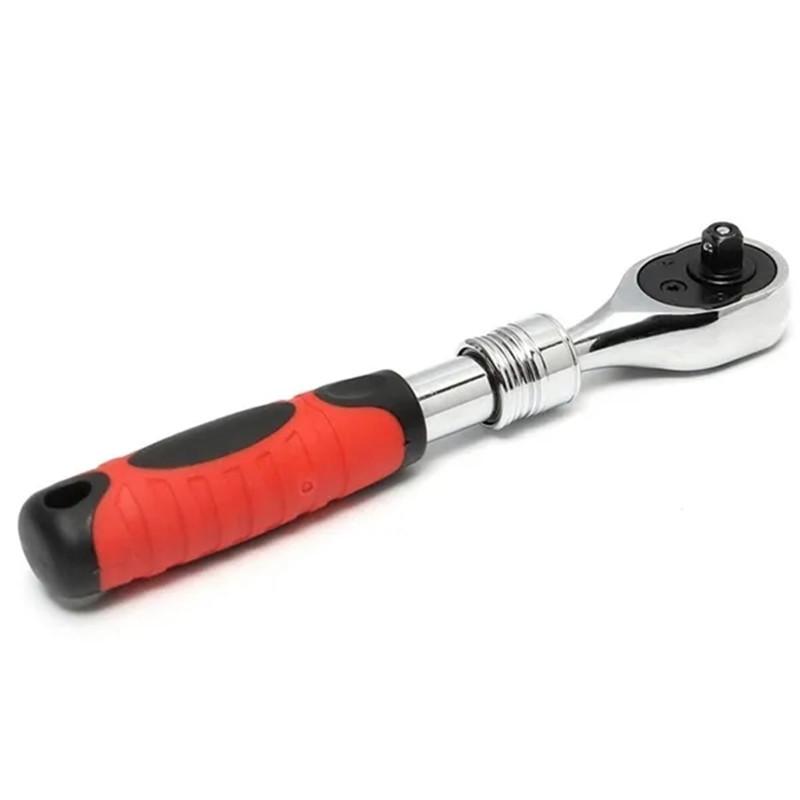 1/4 дюйма, 3/8 дюйма, 1/2 дюйма, гибкая головка, ключ с трещоткой, выдвижной набор трещоток для авторемонта, быстроразъемный ключ на 72 зуба, ручной гаечный ключ