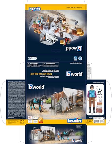 Bruder 62506 Bworld Конюшня, Мульти