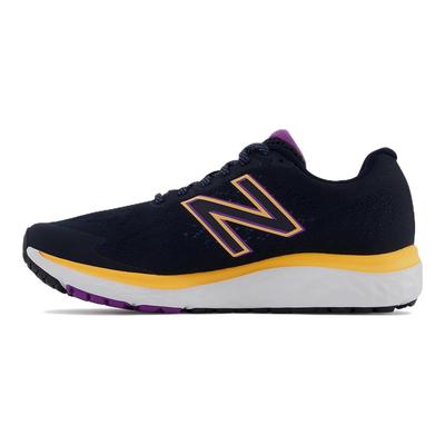 Nb 680 V7 Удобная ткань Низкий верх Повседневные кроссовки для бега Женские кроссовки Черный Оранжевый W680CK7