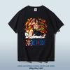 Japanese Cartoon Animation ONE PIECE ONE PIECE T-shirt 5-gear Nika Luffy Short-sleeved Sauron Clothes Men's Summer