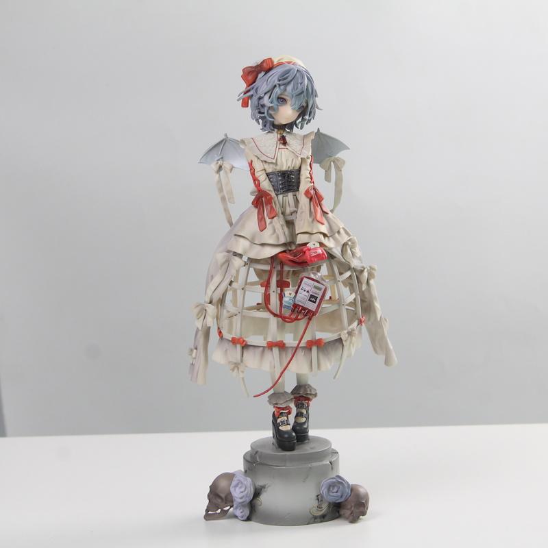Фигурка Аниме Ремилия Алая из Проекта Touhou ПВХ Коллекционная Модель Статуя Алый Демон Особняк Настольный Декор Коллекция Подарок
