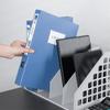 Deli A4 Thickened Plastic File Box, 12-Pack