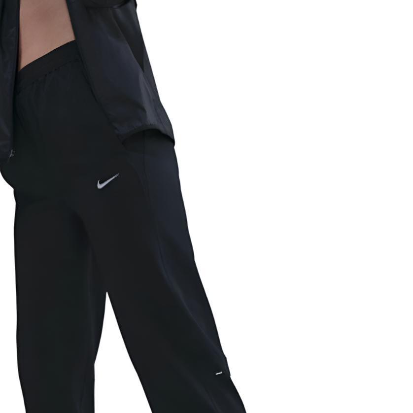 Nike Спортивные брюки для женщин, вязаные, однотонные, с эластичными боковыми карманами, технология Dri-Fit, низ HV5765-010