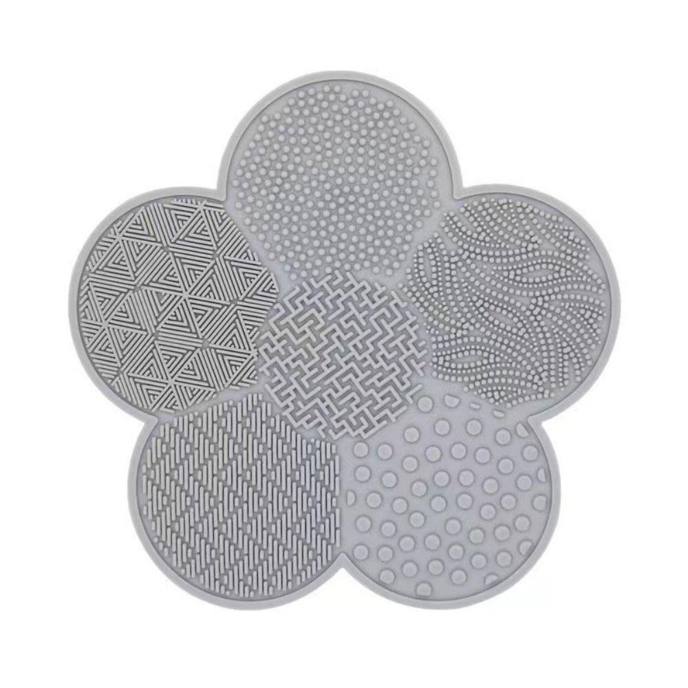 Scrubbing Pad Silicone Brush Cleaner Multifunctional Cleaning Mat Cleaner Pad Make Up