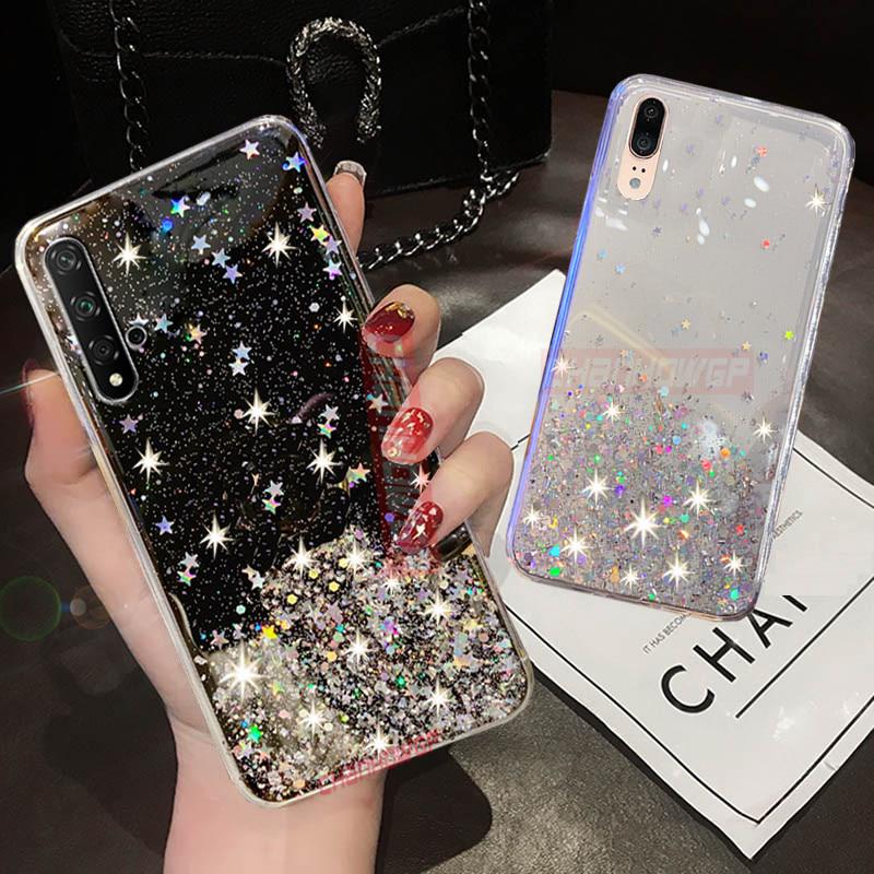 Роскошный мягкий чехол с блестками и звездами для Huawei Honor 9A 9X 9S Honor 9 Lite 9X Premium Pro Honor 8X 8A 8C 8S, блестящий чехол для телефона, чехол для Honor 9 8 Lite
