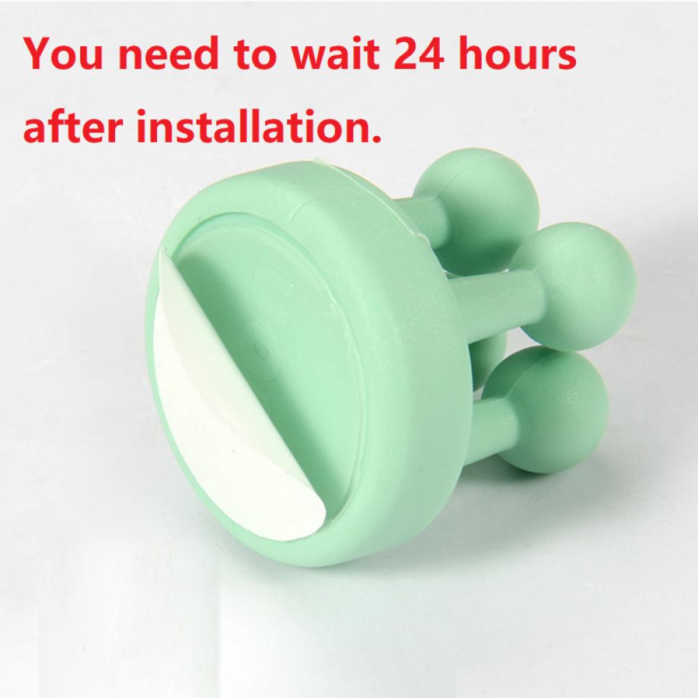 Настенный силиконовый крючок, милые бесшовные самоклеящиеся дверные вешалки, крючки без перфорации, зонтик для ключей, вешалка для полотенец, украшение стены