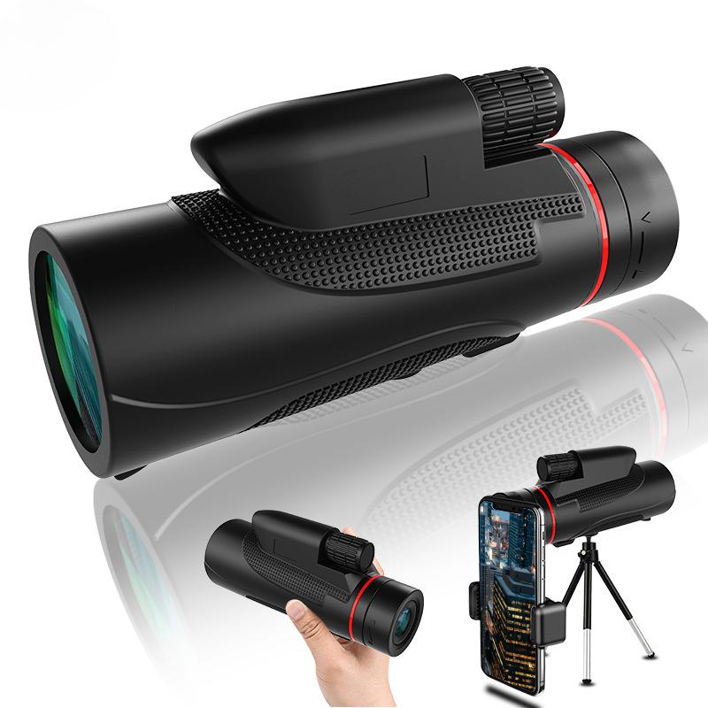 Newly Designed Monocular Telescope 12×50 High-definition Outdoor Viewing Optical Focusing Monocular Telescope