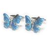 Мастерская запонок Камакура Запонки Голубая бабочка cf068 [Запонки/Запонки]