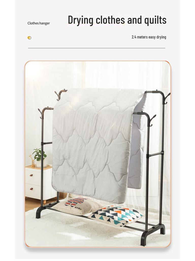 Надежная и прочная напольная сушилка для белья для дома и балкона