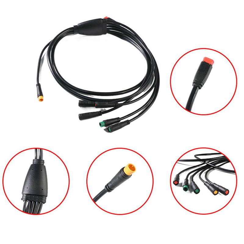 Original Ouxi V8 Bicycle Accessories Durable Waterproof Electric Bike Main Cable Plastic Material Old Model